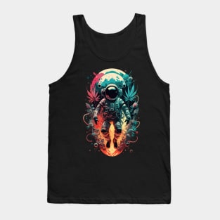 Astronaut Weed Tank Top